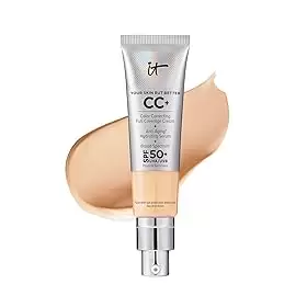 Cosmetics Your Skin But Better CC+ Cream - Color Correcting Cream, Full-Coverage Foundation, Hydrating Serum & SPF 50+ Sunscreen