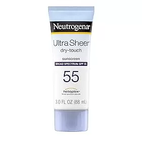 Neutrogena Ultra Sheer Dry-Touch Sunscreen Lotion, Broad Spectrum SPF 55 UVA/UVB Protection