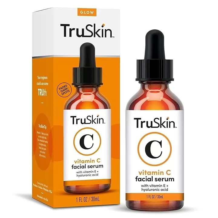 TruSkin Vitamin C Serum – Anti Aging Facial Serum with Vitamin C, Hyaluronic Acid, Vitamin E